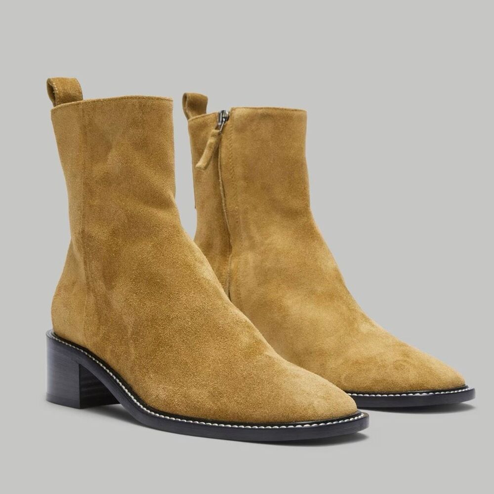 Everlane The City Boot Toasted Almond Suede Size 8.5 NWB